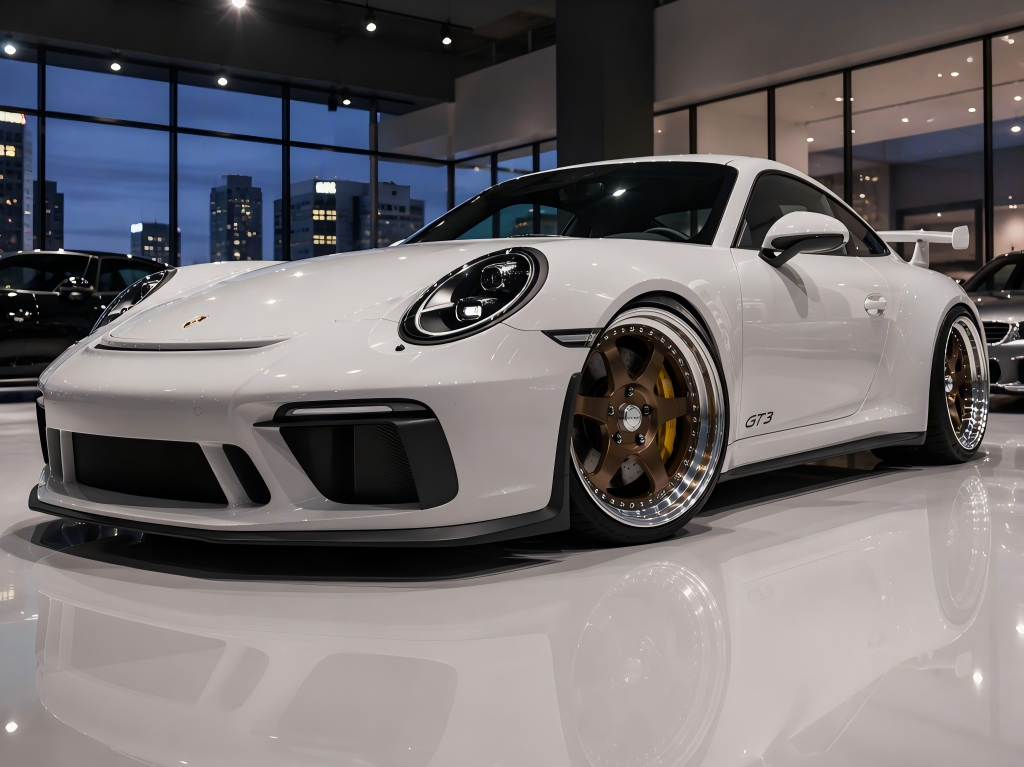 2-piece forged wheel with bronze face and polished lip