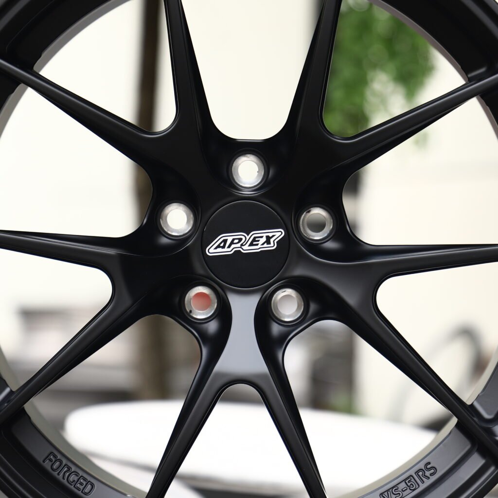 APEX VS-5RS Matte Black 1-Piece Forged Wheels – Mercedes-AMG GT Fitment (21-22in, 5x112) view 3