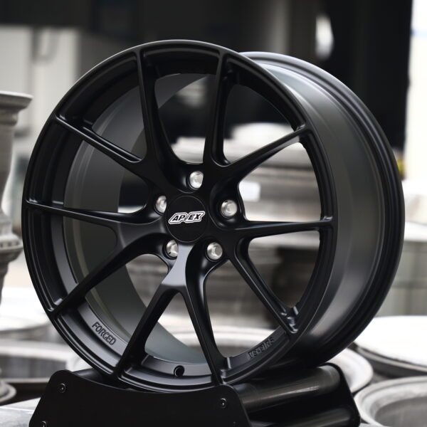 Mercedes-AMG GT wheels – APEX VS-5RS Matte Black 1-Piece, front view