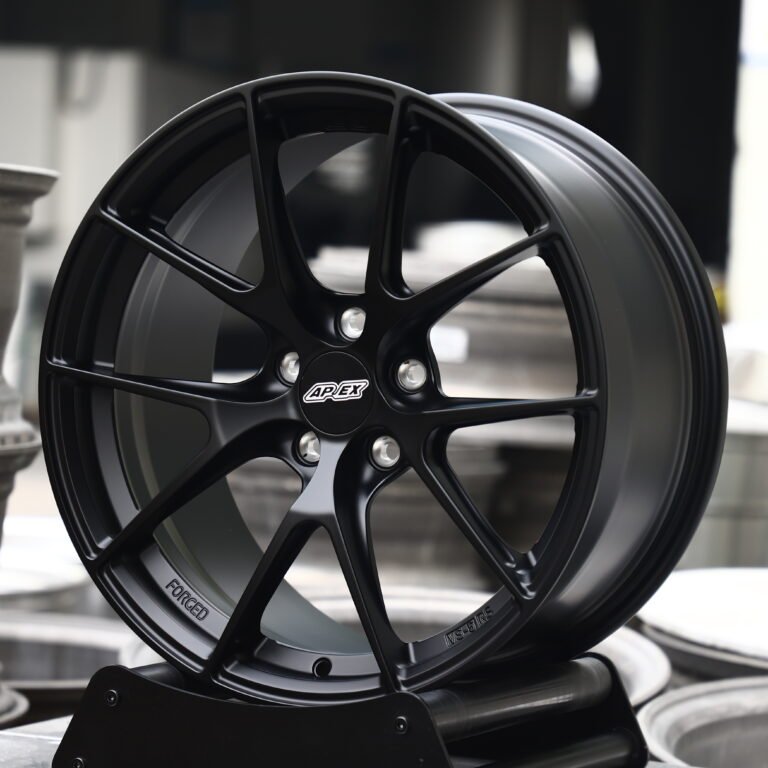 Mercedes-AMG GT wheels – APEX VS-5RS Matte Black 1-Piece, front view