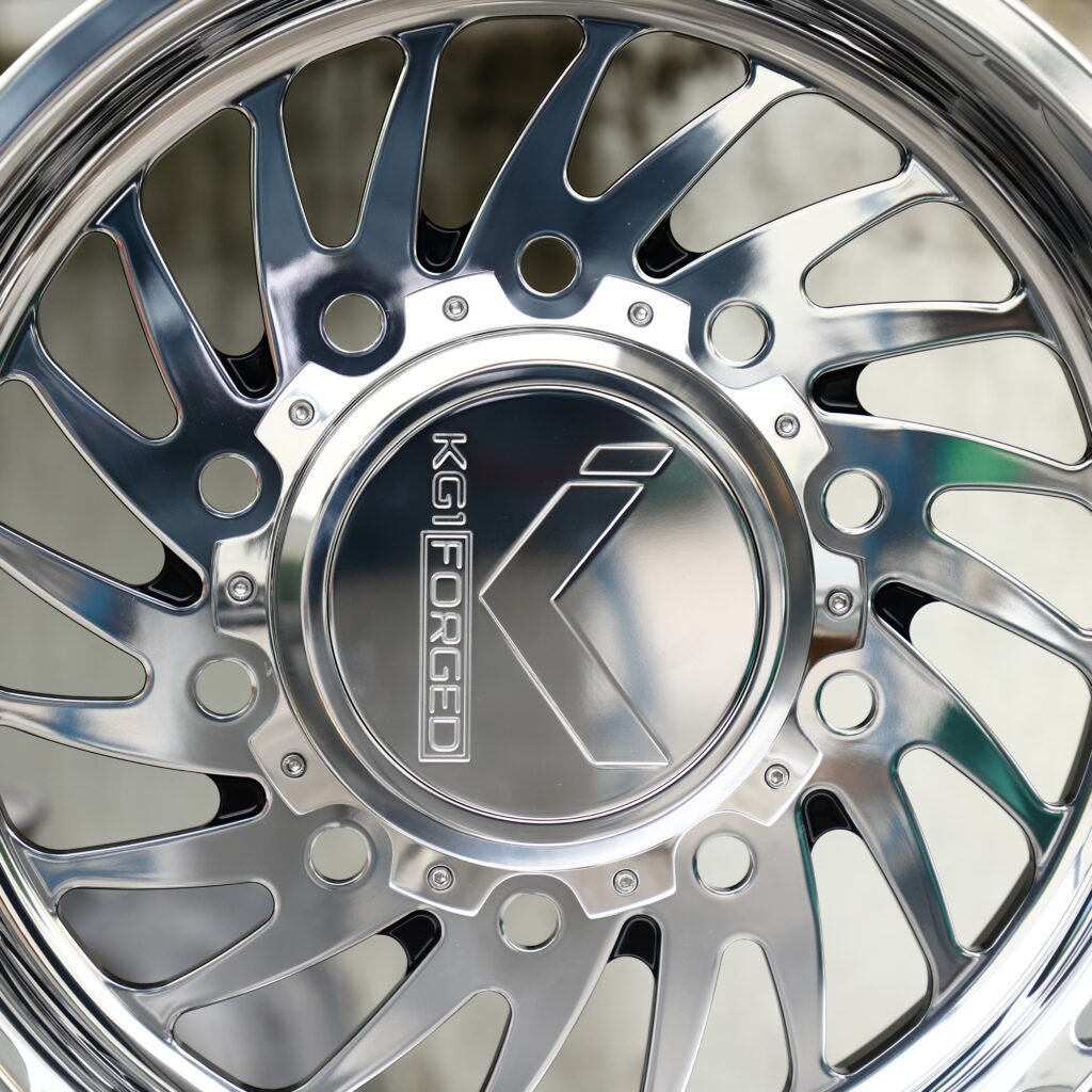 KG1 Forged Polished Multi-Spoke Forged Wheels – Ford F-250/F-350 Super Duty Fitment (20-22in, 8x170) view 3