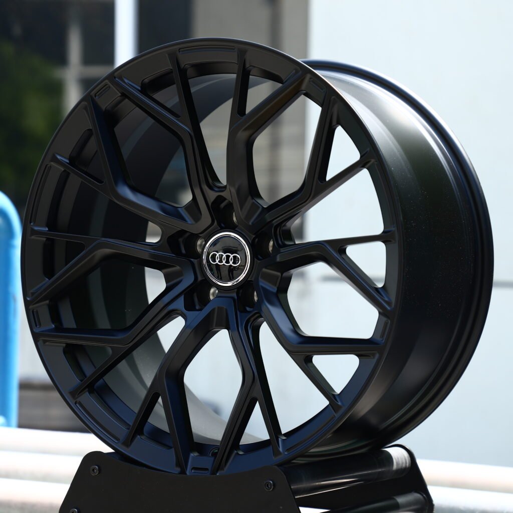 Matte Black 10-Spoke Y-Design Forged Wheels – Audi RS5 Sedan Fitment (20-22in, 5x112) view 2
