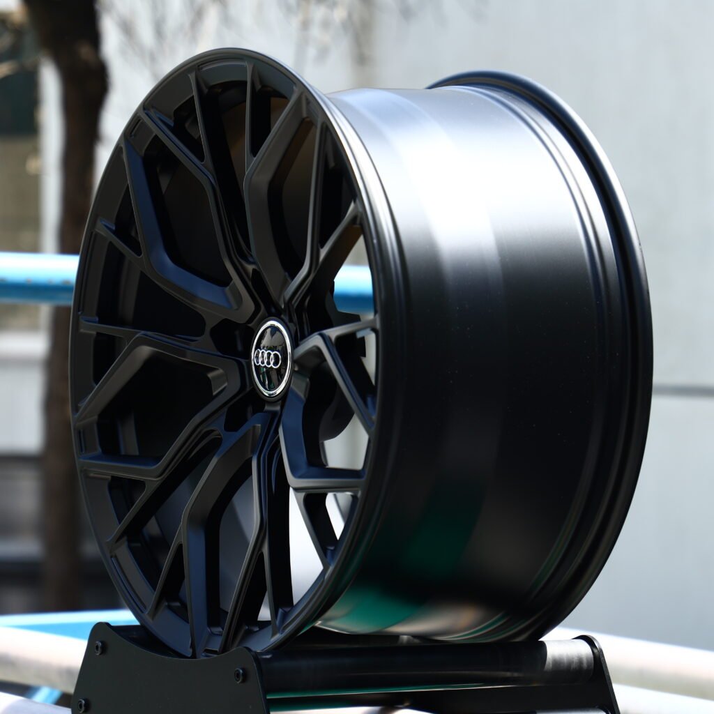 Matte Black 10-Spoke Y-Design Forged Wheels – Audi RS5 Sedan Fitment (20-22in, 5x112) view 3