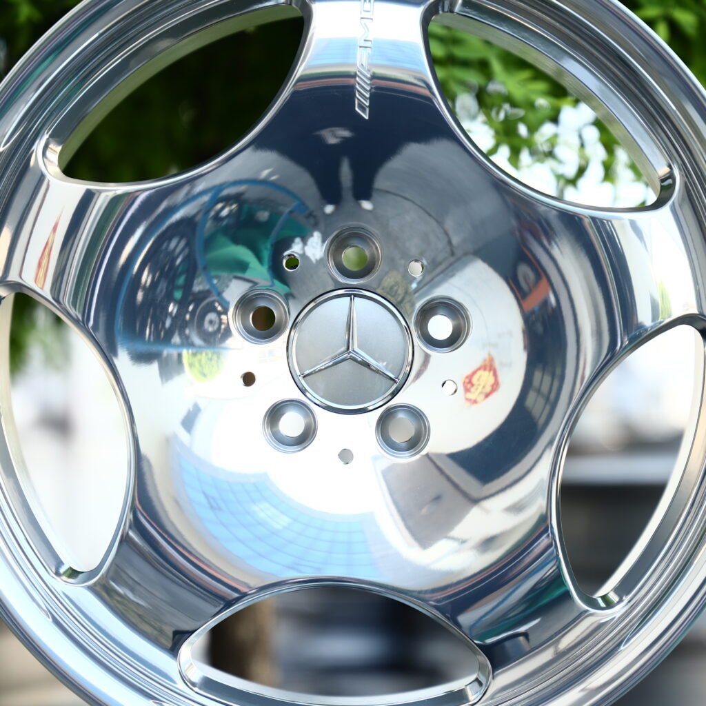 High-Gloss Polished Silver 5-Spoke Forged Wheels – Mercedes-Benz S-Class Maybach Fitment (19-22in, 5x112) view 4