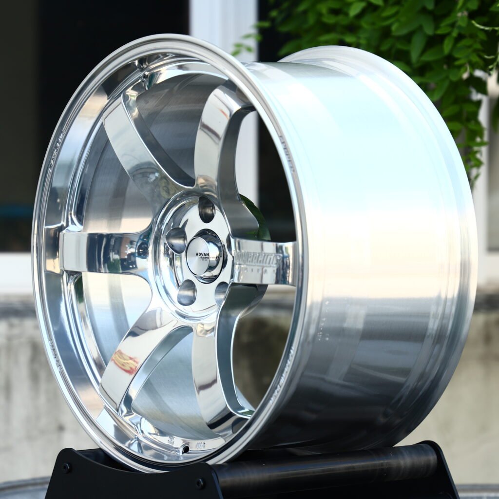 ADVAN RACING TE37 High-Gloss Polished Silver 6-Spoke Forged Wheels – Toyota GR Supra MkV Final Edition Fitment (18-20in, 5x112) view 3