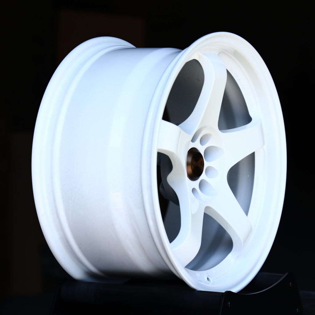 Gloss White 5-Spoke Forged Wheels – Porsche 911 Turbo S Fitment (18-20in, 5x130) view 3