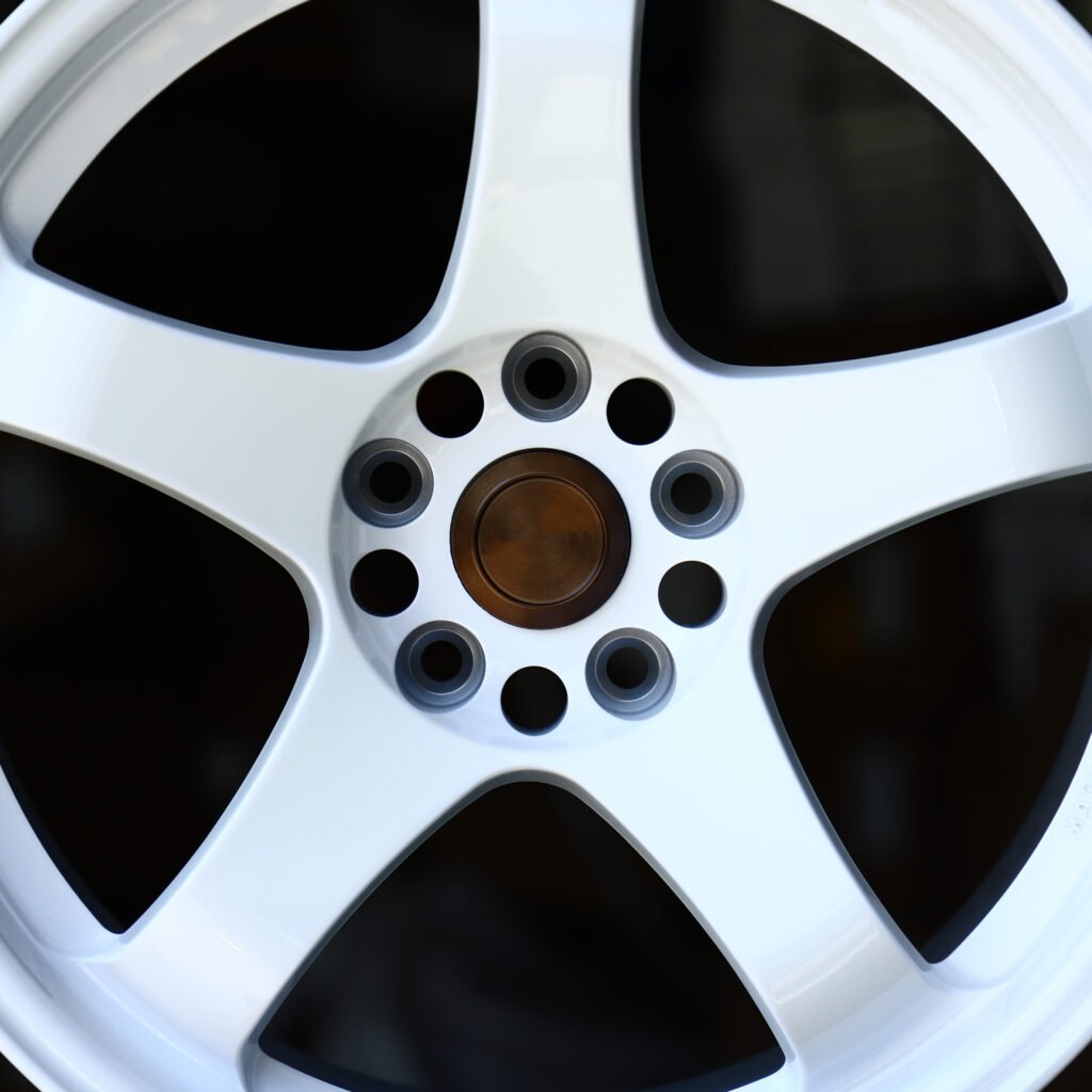 Gloss White 5-Spoke Forged Wheels – Porsche 911 Turbo S Fitment (18-20in, 5x130) view 4