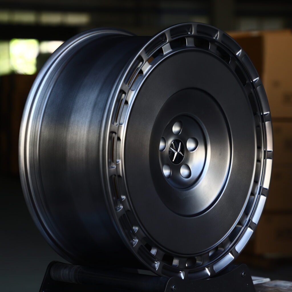 Clear Black Tint Mesh Multi-Spoke Forged Wheels – Volvo S60 T8 Polestar Engineered Fitment (19-22in, 5x108) view 3