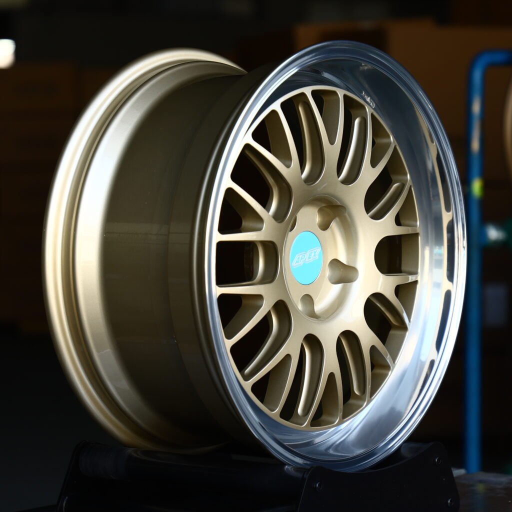 APEX Champagne Gold Polished Lip Multi-Spoke Forged Wheels – BMW M5 Competition Fitment (19-21in, 5x112) view 3