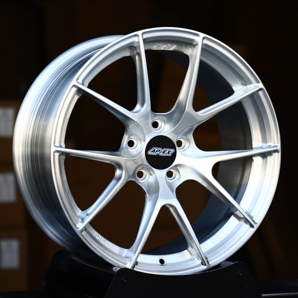 APEX VS 5RS Brushed Silver 10-Spoke Y-Design Forged Wheels – BMW M3 CS Handschalter Fitment (19-21in, 5x112) view 2
