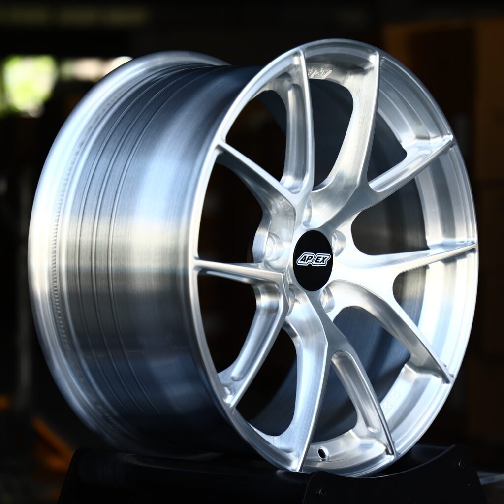 APEX VS 5RS Brushed Silver 10-Spoke Y-Design Forged Wheels – BMW M3 CS Handschalter Fitment (19-21in, 5x112) view 3
