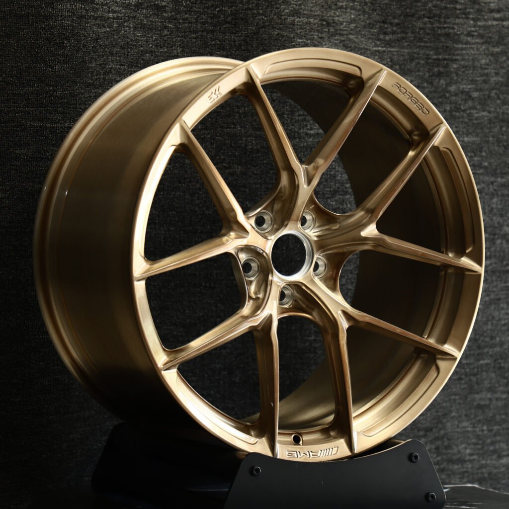 Clear Copper Tint 10-Spoke Y-Design Forged Wheels – Mercedes-Benz AMG GT S Fitment (19-21in, 5x112) view 3