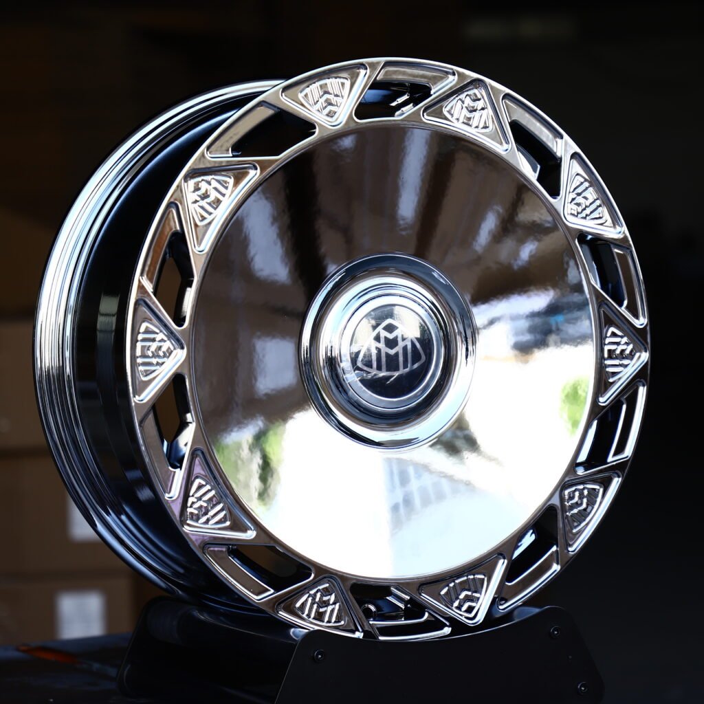 Chrome Silver Mesh Multi-Spoke Forged Wheels – Mercedes-Benz S-Class Maybach Fitment (20-22in, 5x112) view 2