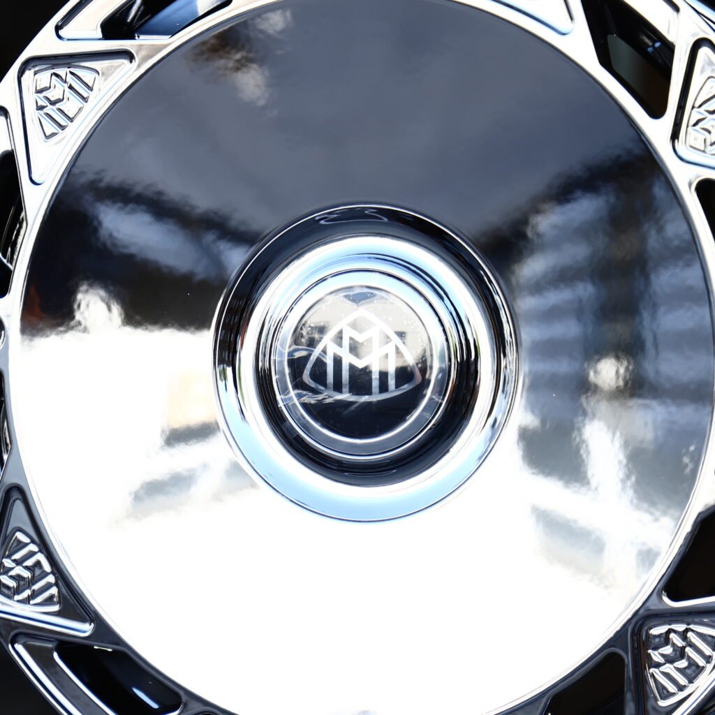 Chrome Silver Mesh Multi-Spoke Forged Wheels – Mercedes-Benz S-Class Maybach Fitment (20-22in, 5x112) view 4