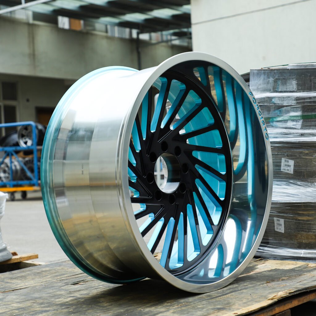 Forgiato Blue & Black Multi-Spoke Forged Wheels – Chevrolet Silverado 1500 Fitment (22-24in, 6×139.7) Реплика кованых дисков