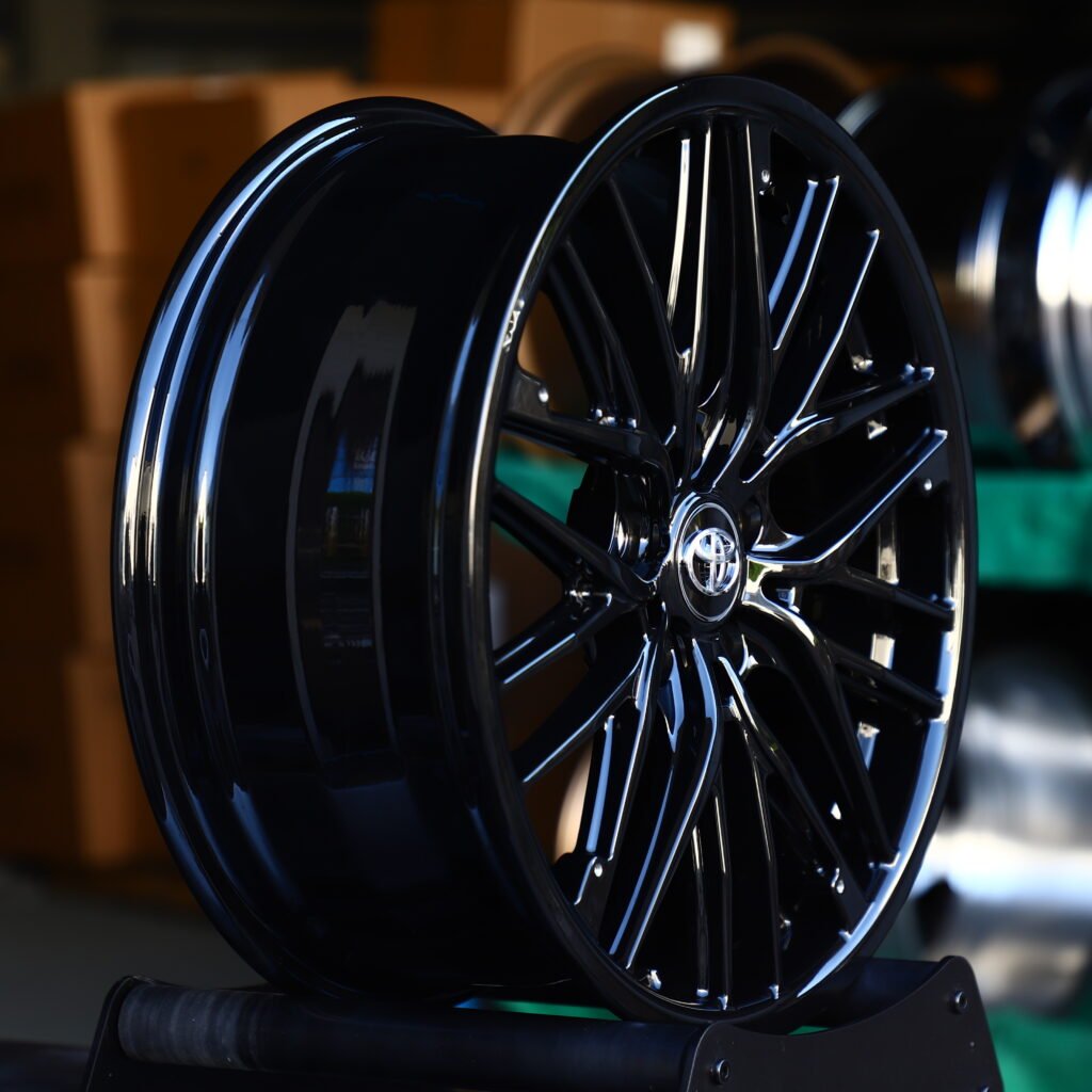 Gloss Black 10-Spoke Y-Design Forged Wheels – Toyota Crown Estate [JP] Fitment (18-22in, 5x114.3) view 3