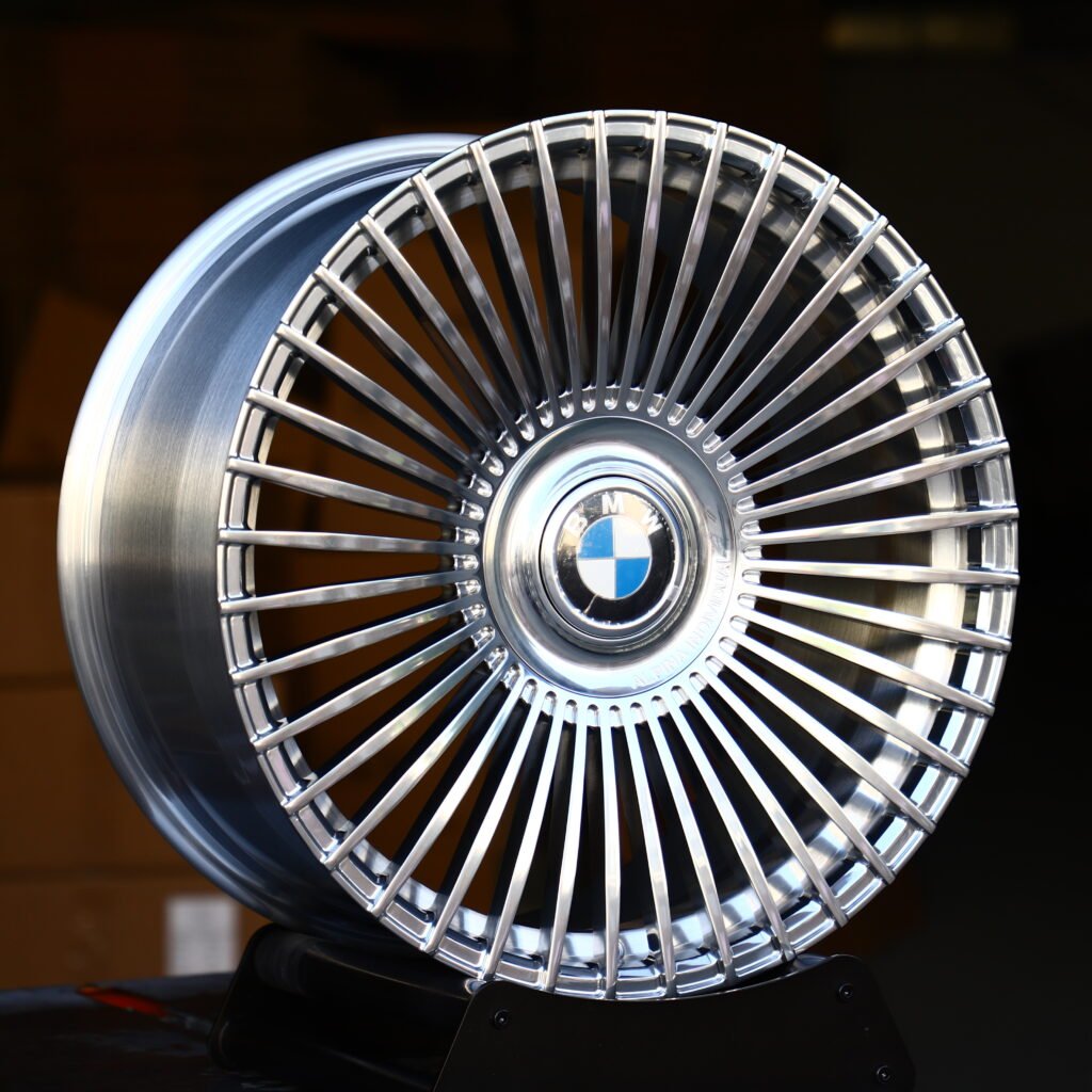 BMW Style 866M High-Gloss Brushed Silver Multi-Spoke Forged Wheels – BMW i7 Fitment (19-22in, 5x112) view 2