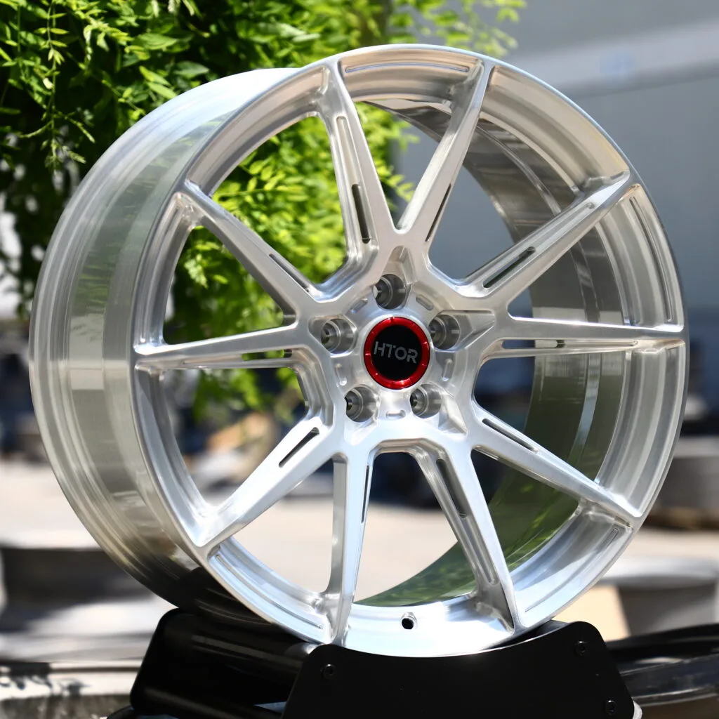 HTOR Machined Silver 10-Spoke Y-Design Forged Wheels – BMW M3 CS Handschalter Fitment (19-21in, 5x112) view 2