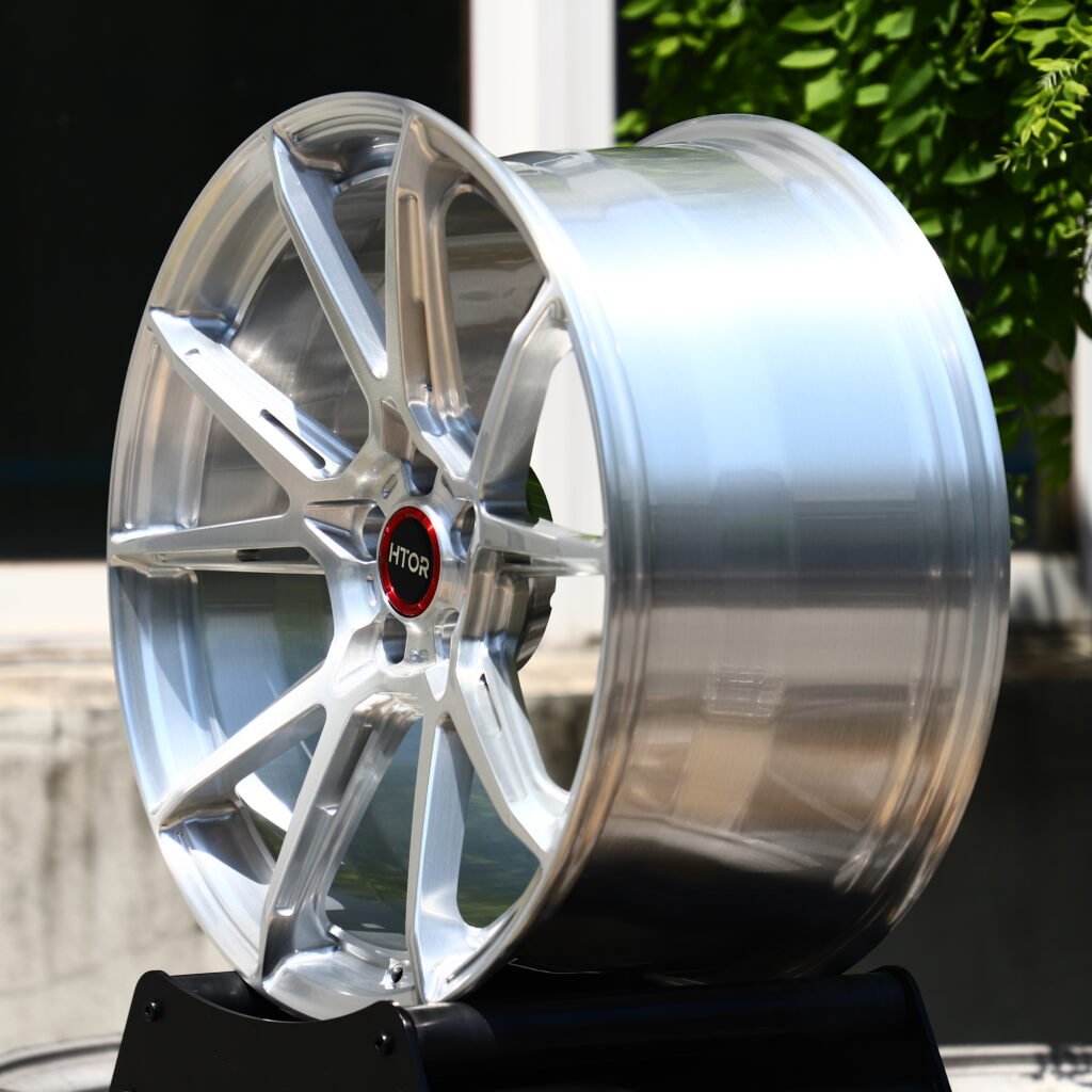 HTOR Machined Silver 10-Spoke Y-Design Forged Wheels – BMW M3 CS Handschalter Fitment (19-21in, 5x112) view 3