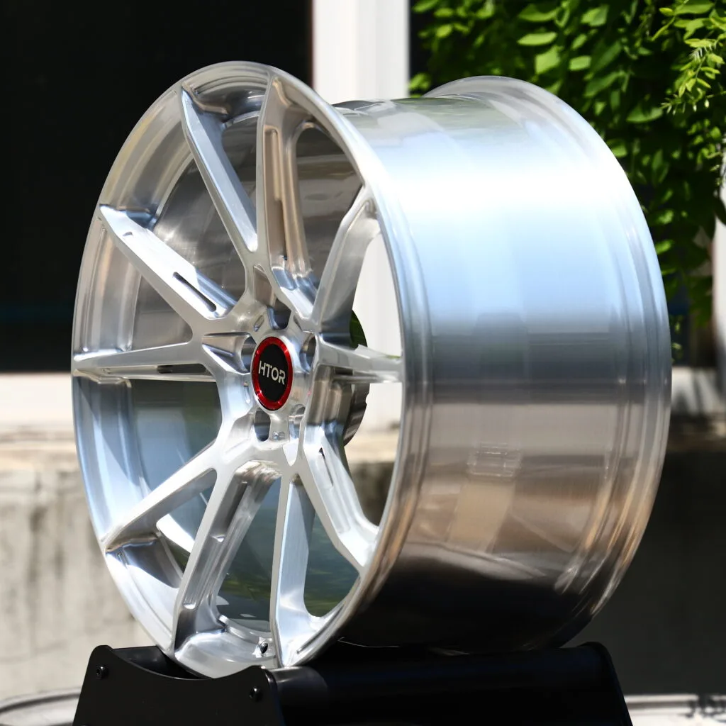 HTOR Machined Silver 10-Spoke Y-Design Forged Wheels – BMW M3 CS Handschalter Fitment (19-21in, 5x112) view 3