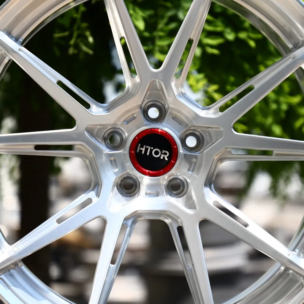 HTOR Machined Silver 10-Spoke Y-Design Forged Wheels – BMW M3 CS Handschalter Fitment (19-21in, 5x112) view 4