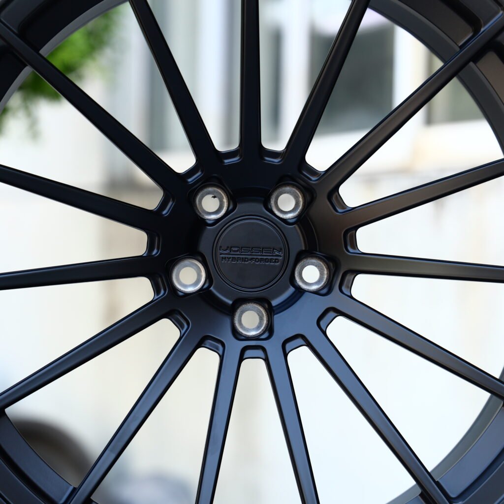 VOSSEN HF Matte Black 15-Spoke Forged Wheels – Mercedes-Benz S-Class Fitment (19-21in, 5x112) view 4