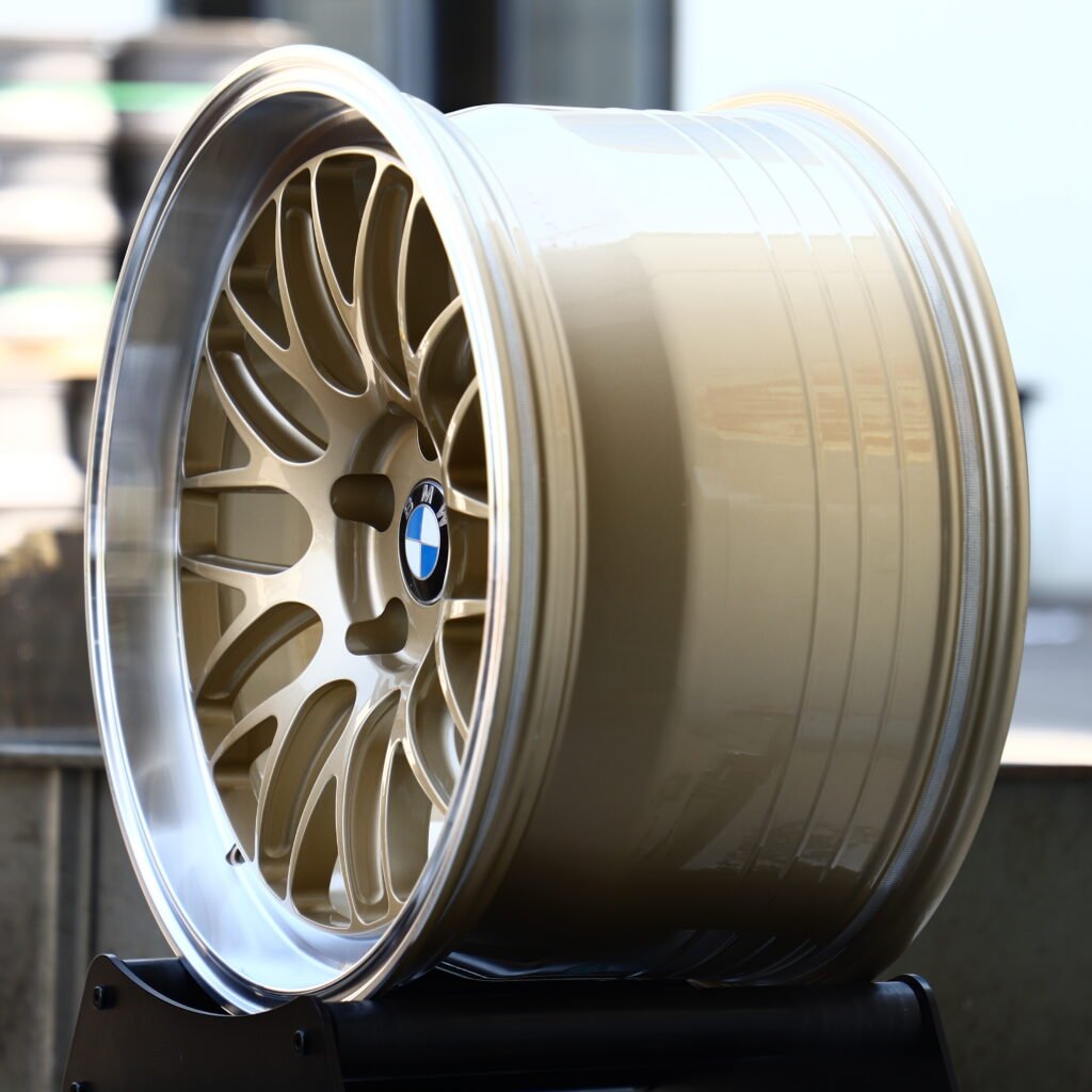 BMW Style 32 Bronze Gold Polished Lip Multi-Spoke Forged Wheels – BMW M3 CS Handschalter Fitment (19-22in, 5x112) view 3