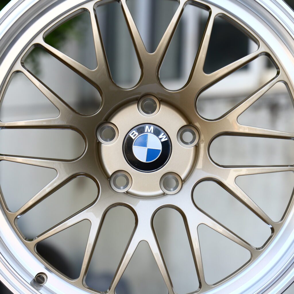 BMW Style 32 Bronze Gold Polished Lip Multi-Spoke Forged Wheels – BMW M3 CS Handschalter Fitment (19-22in, 5x112) view 4
