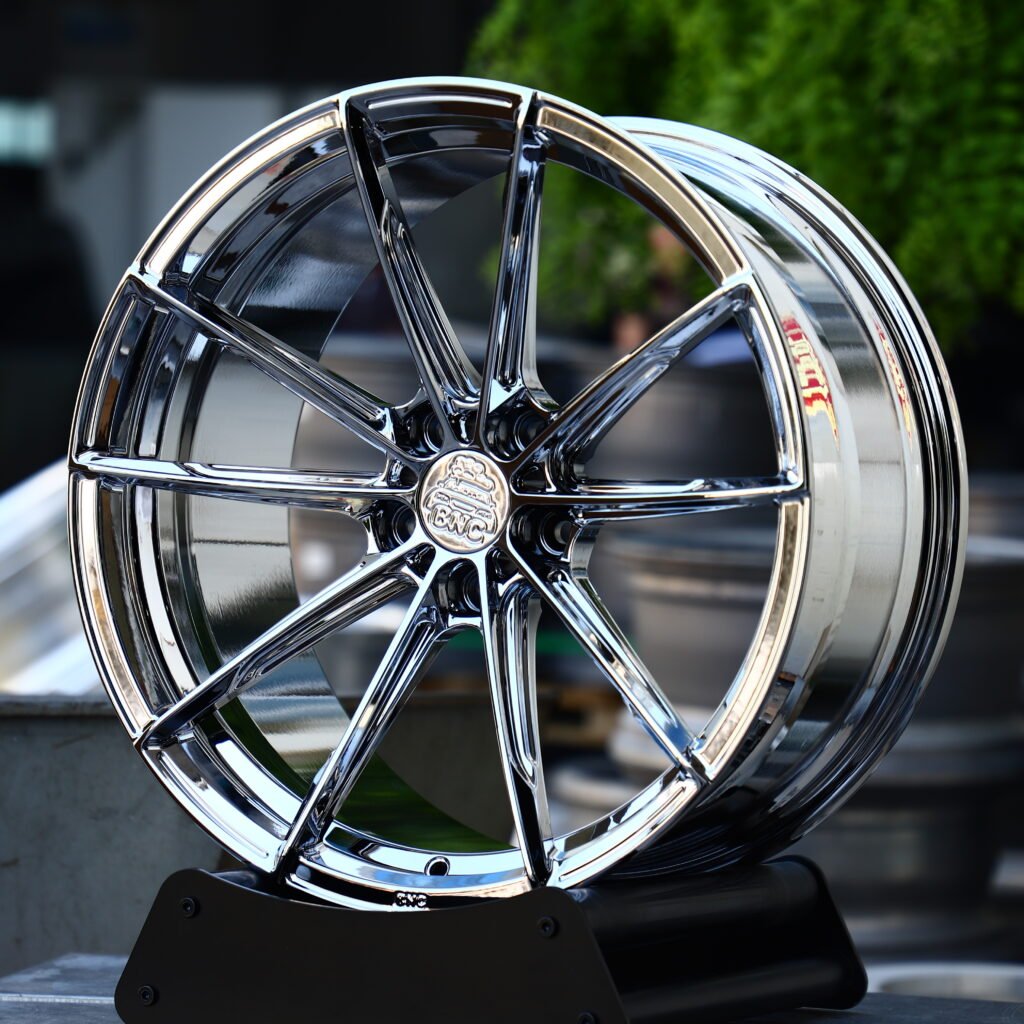 BNC Chrome Silver 10-Spoke Y-Design Forged Wheels – Mercedes-Benz S-Class Fitment (19-21in, 5x112) view 2