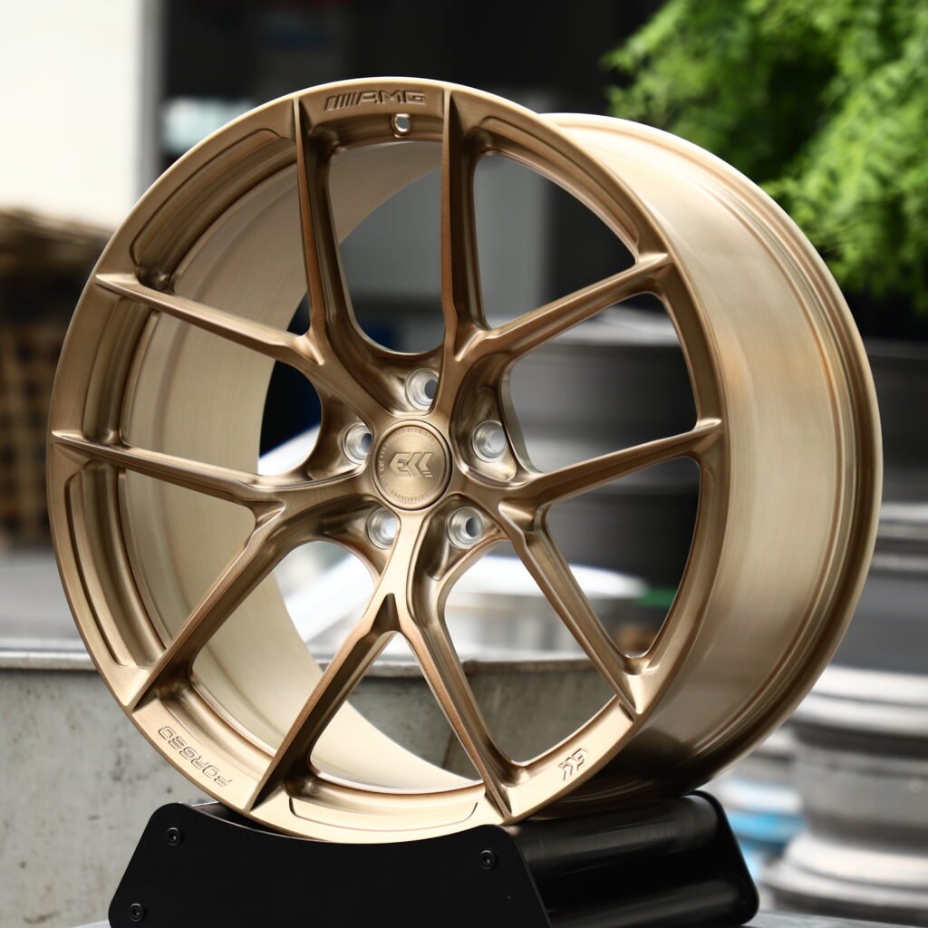 EK Clear Copper Tint 10-Spoke Y-Design Forged Wheels – Mercedes-Benz S-Class Fitment (19-22in, 5x112) view 2