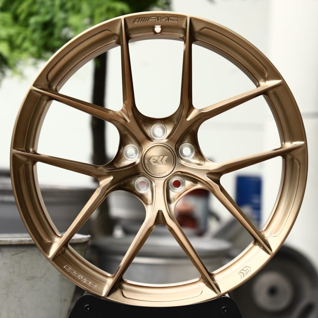 EK Clear Copper Tint 10-Spoke Y-Design Forged Wheels – Mercedes-Benz S-Class Fitment (19-22in, 5x112) view 4