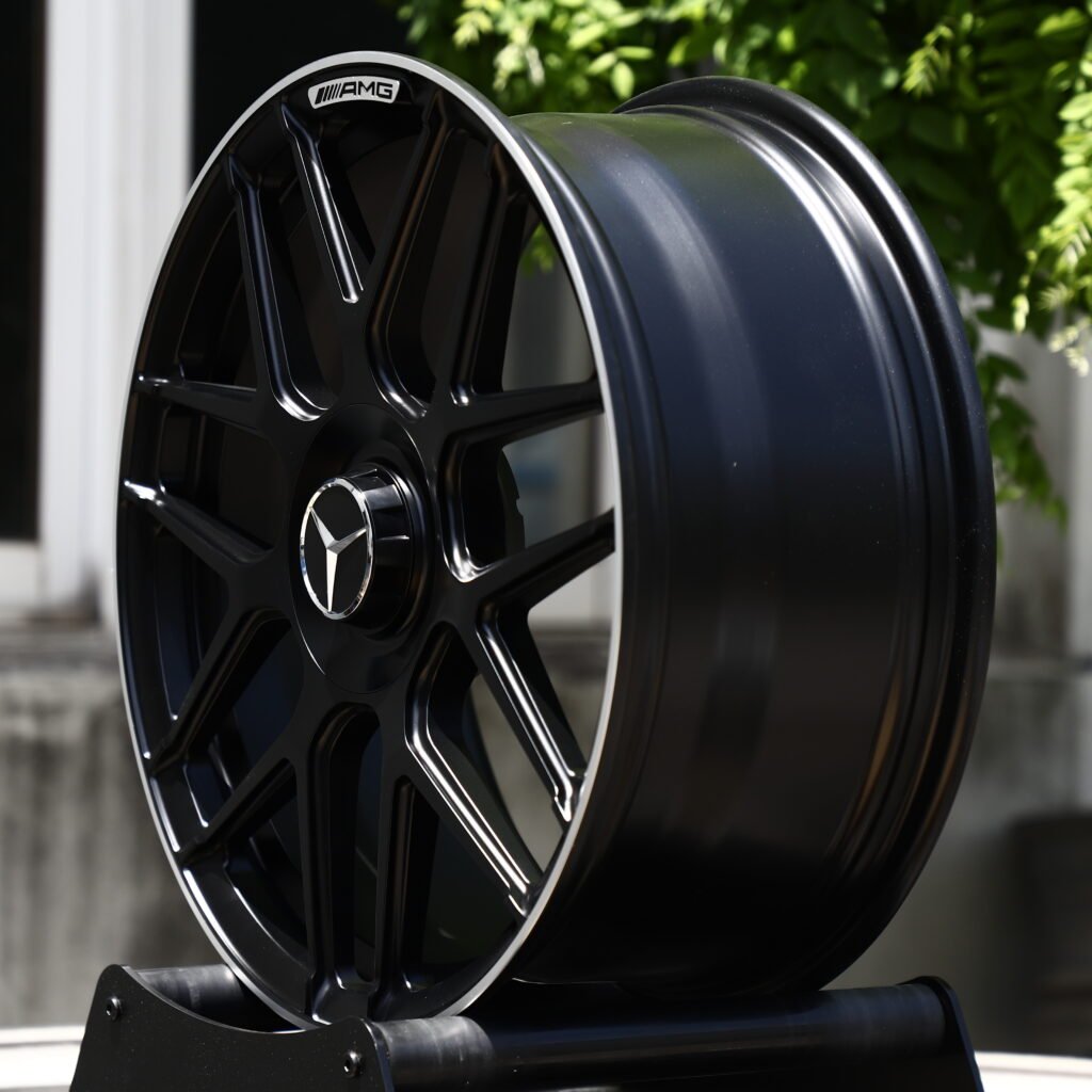 Machined Face 10-Spoke Y-Design Forged Wheels – Mercedes-Benz S-Class Maybach Fitment (19-22in, 5x112) – Design 2 view 3