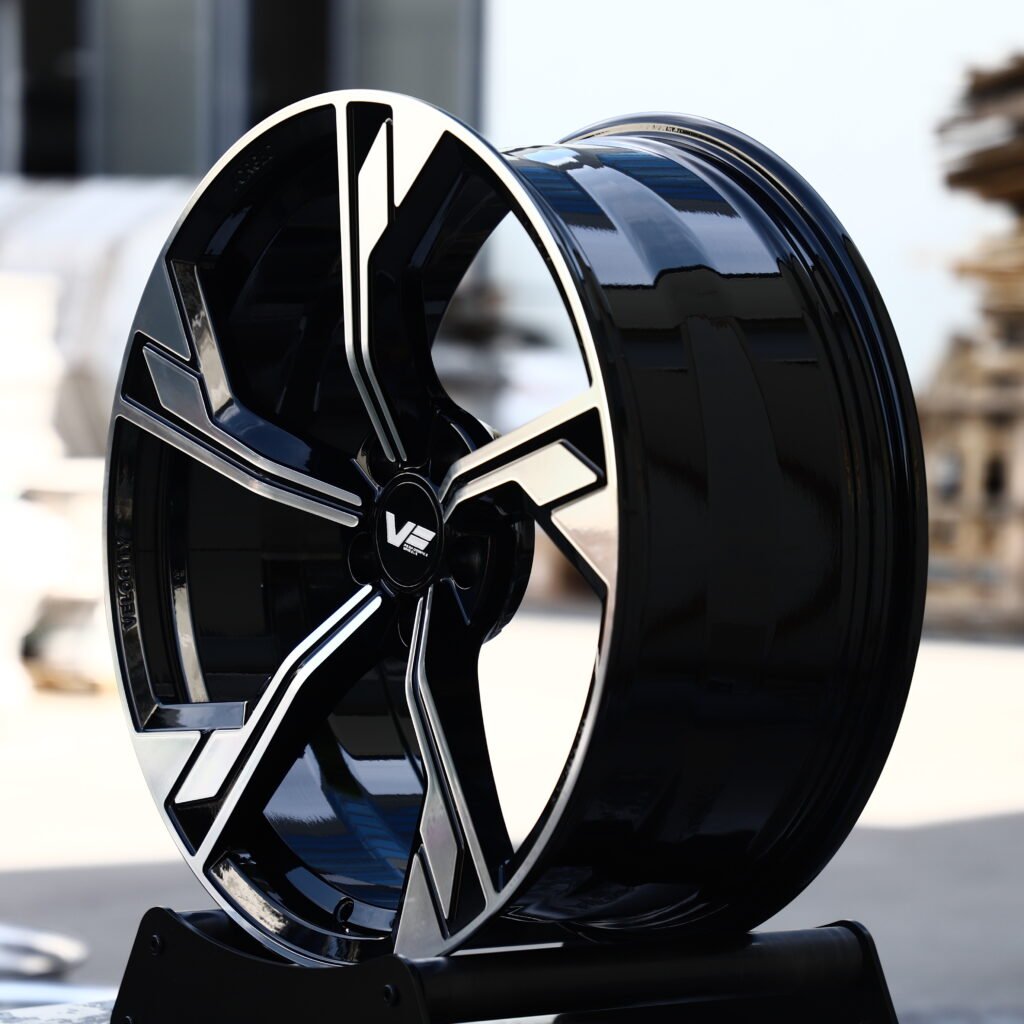 VS Machined Face 5-Spoke Y-Design Forged Wheels – Audi RS5 Sedan Fitment (19-22in, 5x112) view 3