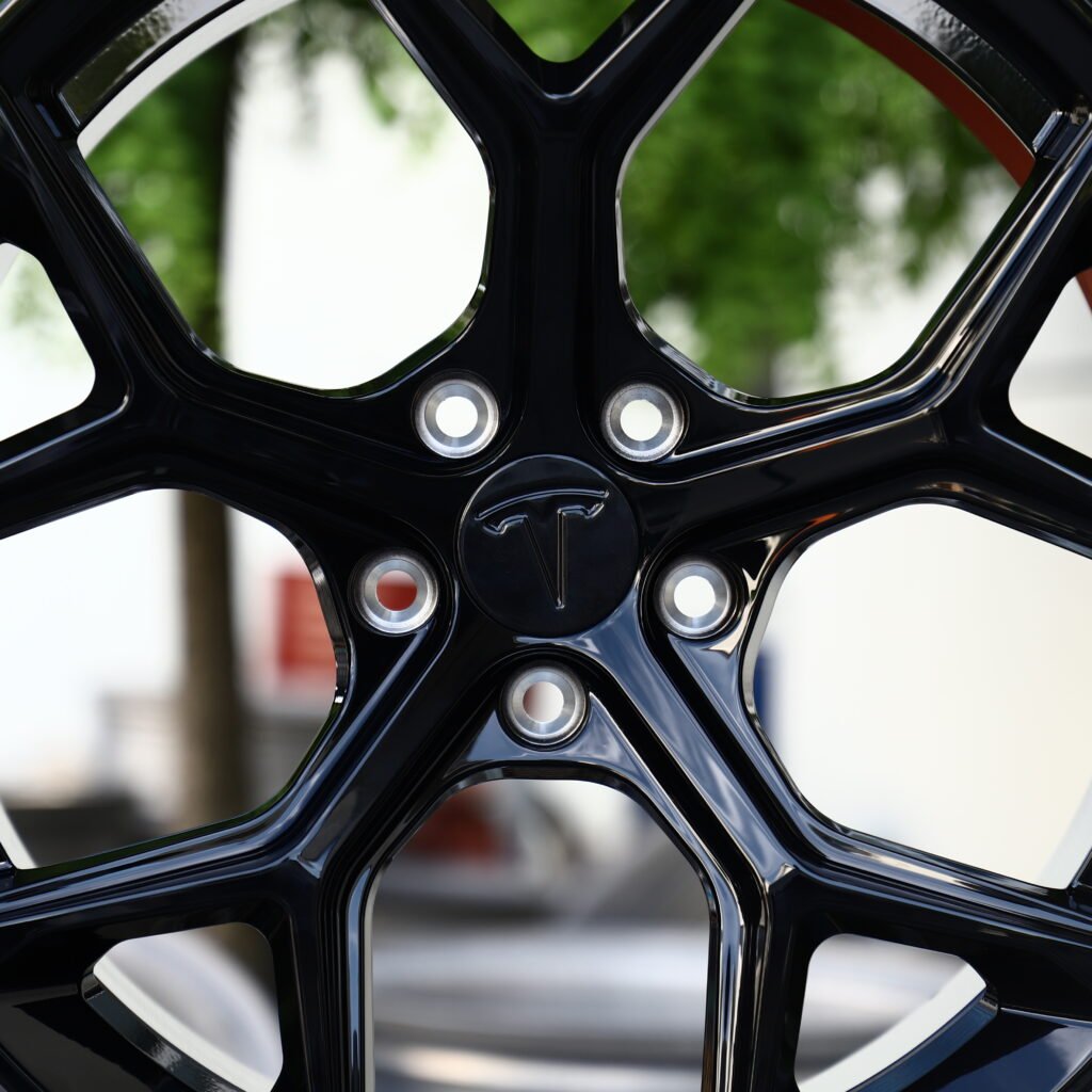 Tesla Gloss Black 5-Spoke Y-Design Forged Wheels – Tesla Model Y Performance Fitment (19-21in, 5x114.3) view 4