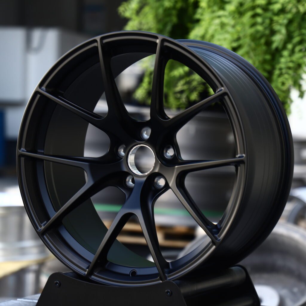 Matte Black 5-Spoke Y-Design Forged Wheels – BMW M3 CS Handschalter Fitment (19-21in, 5x112) view 2