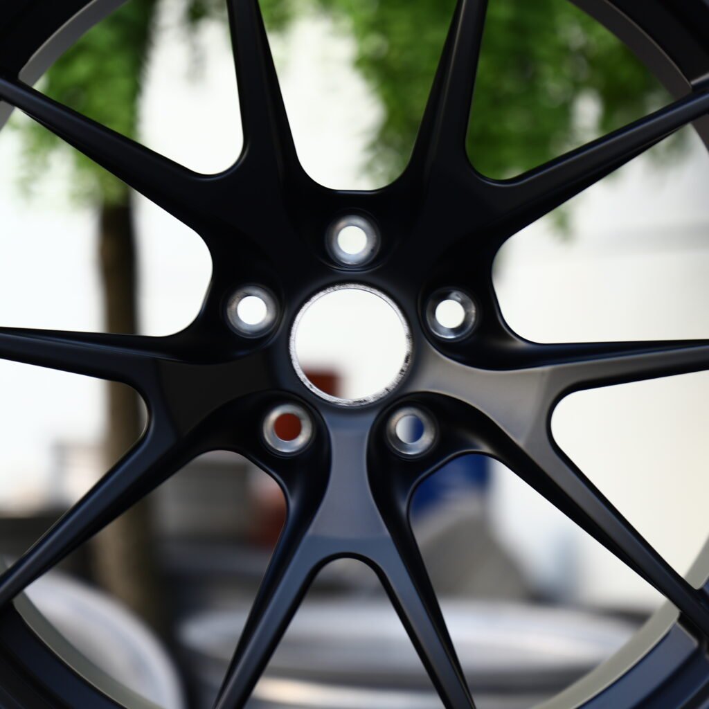 Matte Black 5-Spoke Y-Design Forged Wheels – BMW M3 CS Handschalter Fitment (19-21in, 5x112) view 4