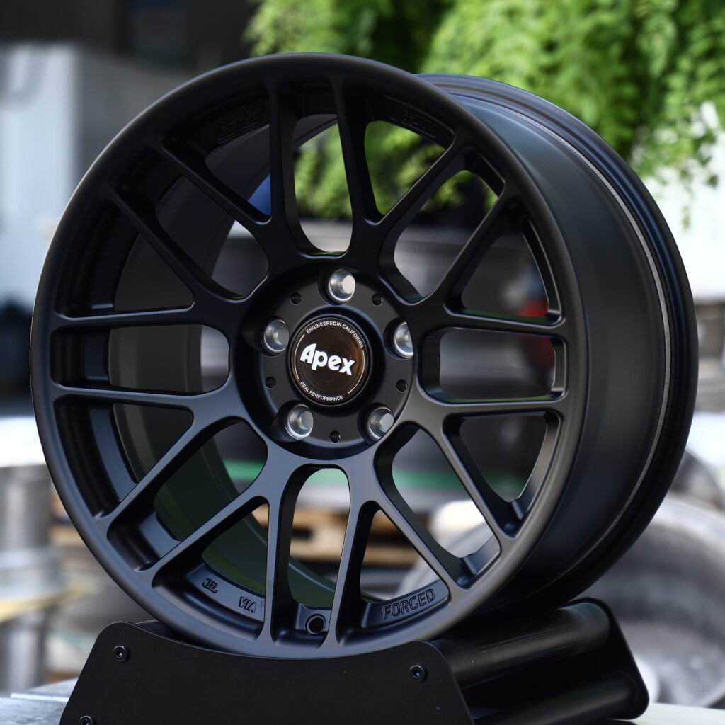 APEX Matte Black 10-Spoke Y-Design Forged Wheels – BMW M3 CS Handschalter Fitment (19-21in, 5x112) – Design 2 view 2
