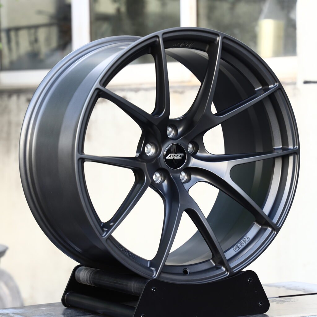 APEX VS 5RS Matte Black 10-Spoke Y-Design Forged Wheels – BMW M3 CS Handschalter Fitment (19-21in, 5x112) view 2