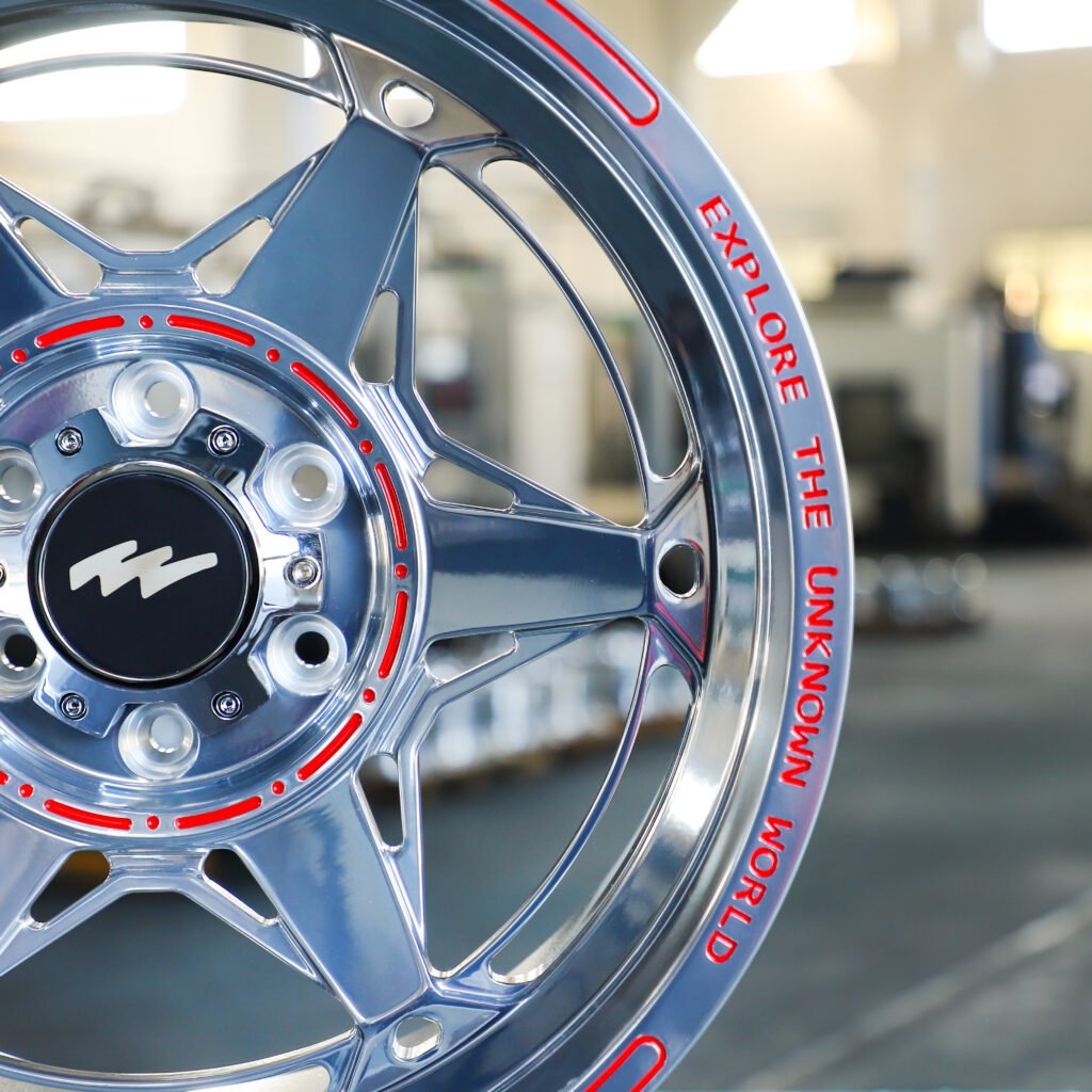 MMX Design Polished 5-Spoke Forged Wheels – Ford F-150 Raptor Fitment (20-22in, 6×135) view 2