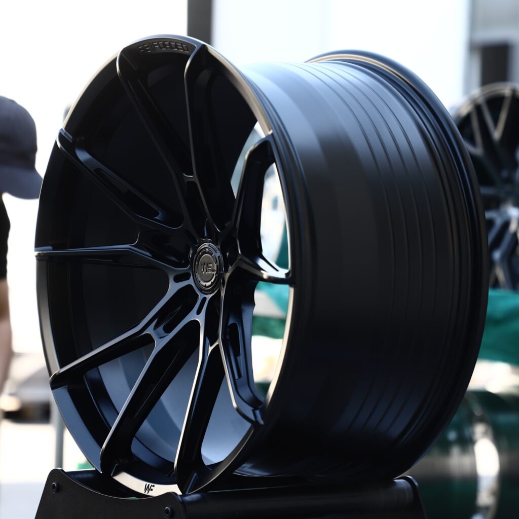 WF Machined Black 10-Spoke Y-Design Forged Wheels – BMW M3 CS Handschalter Fitment (19-21in, 5x112) view 3