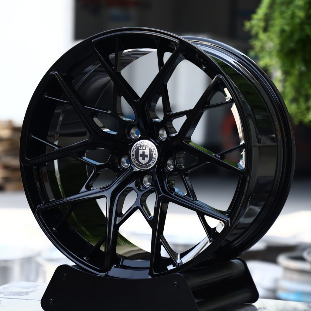HRE FF10 Gloss Black Crossed Mesh Multi-Spoke Forged Wheels – BMW M3 CS Handschalter Fitment (19-21in, 5x112) view 2