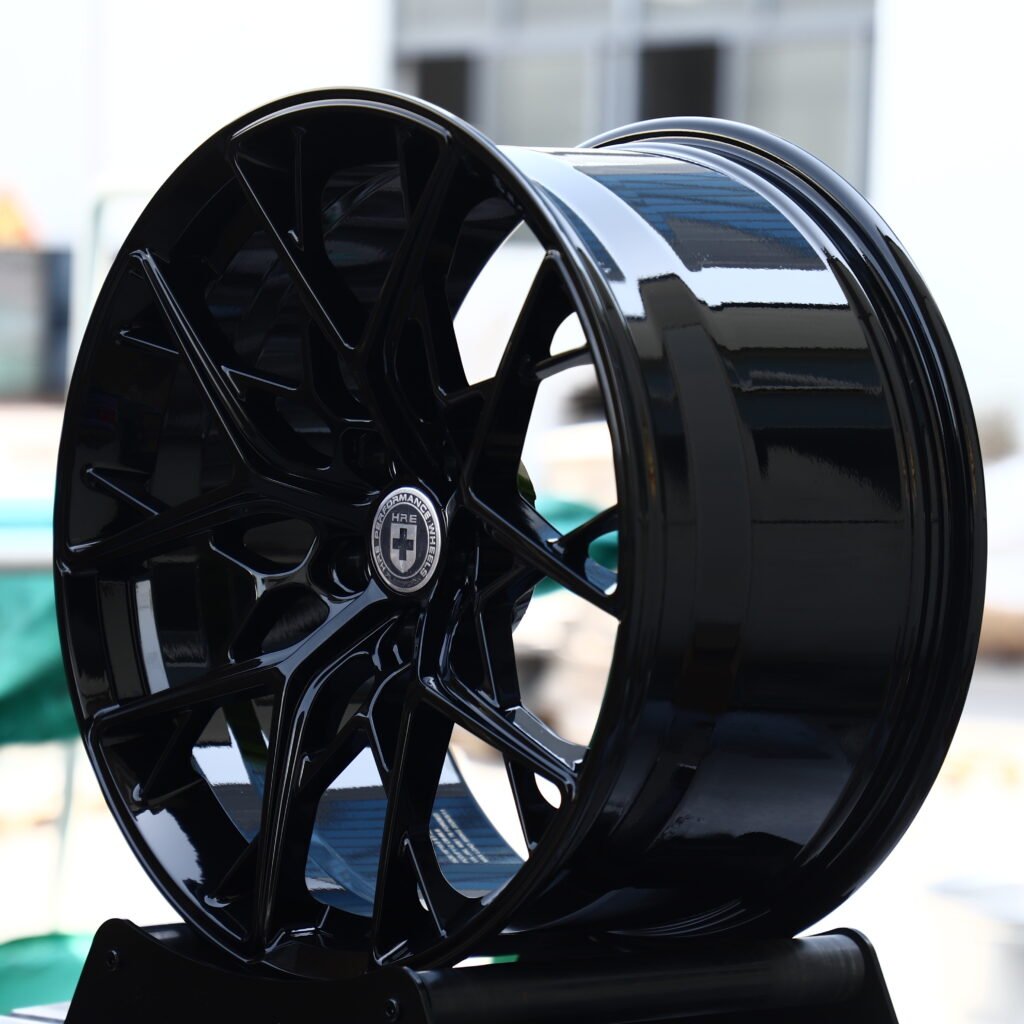 HRE FF10 Gloss Black Crossed Mesh Multi-Spoke Forged Wheels – BMW M3 CS Handschalter Fitment (19-21in, 5x112) view 3