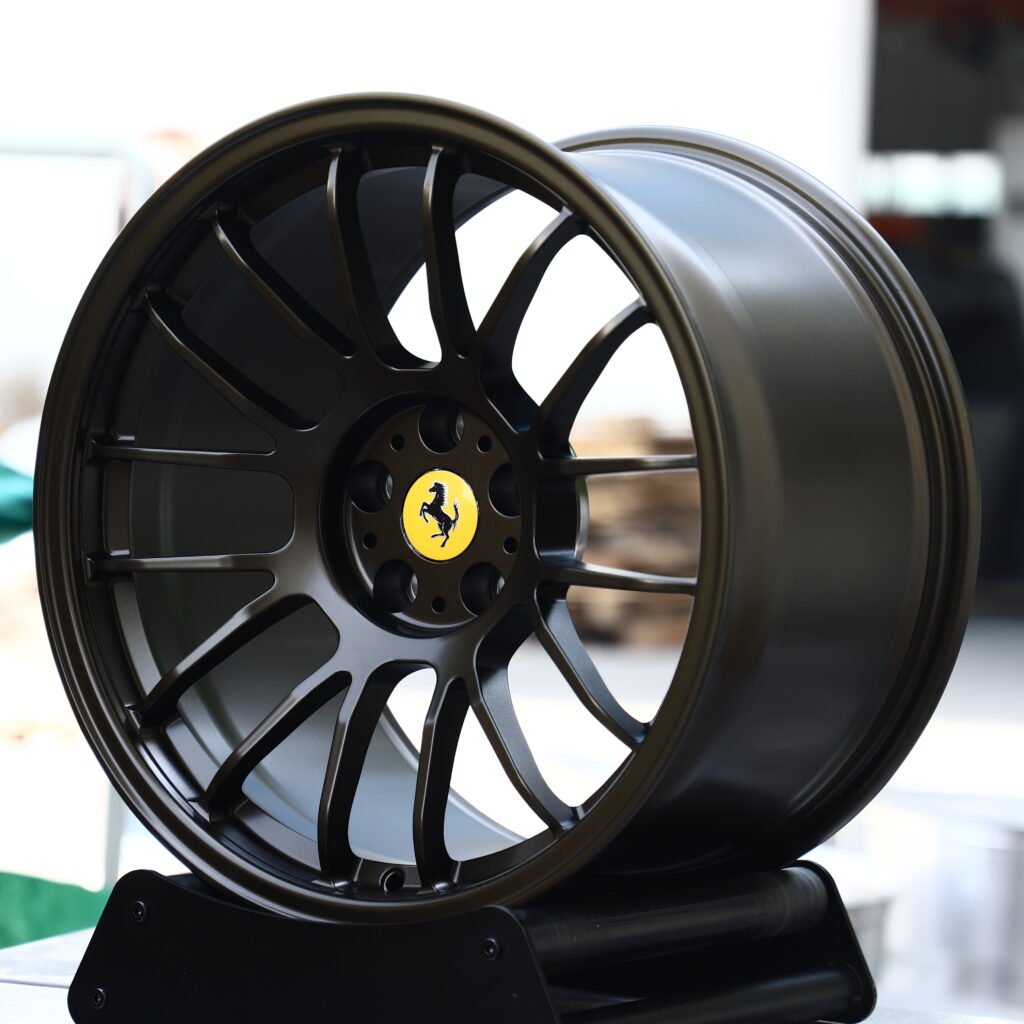 Ferrari Matte Black 14-Spoke Forged Wheels – Ferrari Purosangue Handling Speciale Fitment (20-24in, 5x114.3) view 2