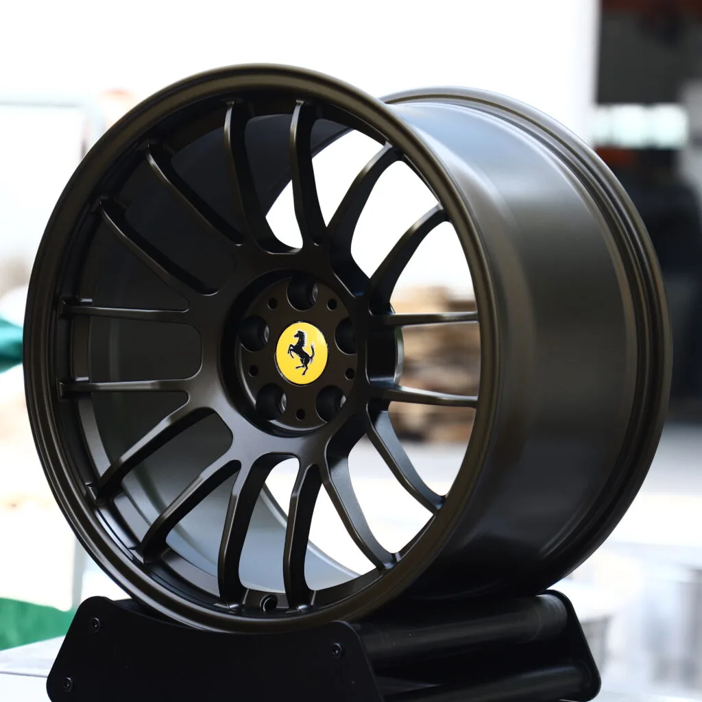 Ferrari Matte Black 14-Spoke Forged Wheels – Ferrari Purosangue Handling Speciale Fitment (20-24in, 5x114.3) view 2