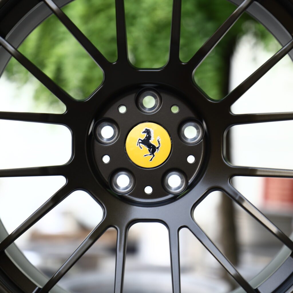 Ferrari Matte Black 14-Spoke Forged Wheels – Ferrari Purosangue Handling Speciale Fitment (20-24in, 5x114.3) view 4