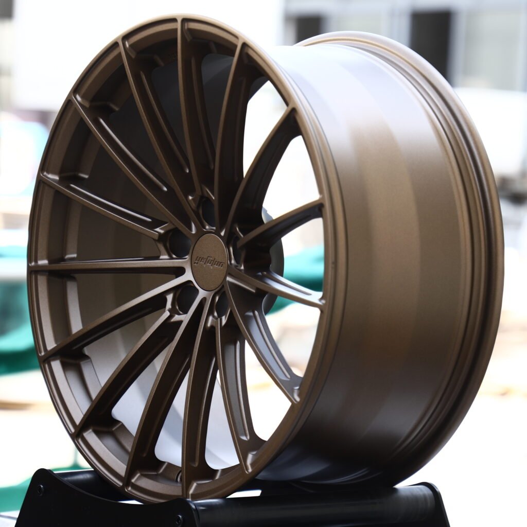 PACE WHEELS SW Matte Bronze 15-Spoke Forged Wheels – Mercedes-Benz S-Class Maybach Fitment (19-22in, 5x112) view 3