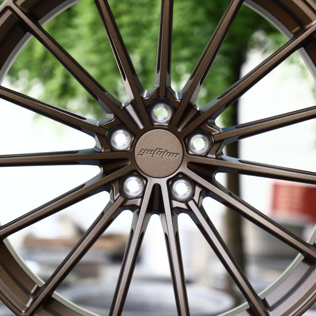 PACE WHEELS SW Matte Bronze 15-Spoke Forged Wheels – Mercedes-Benz S-Class Maybach Fitment (19-22in, 5x112) view 4