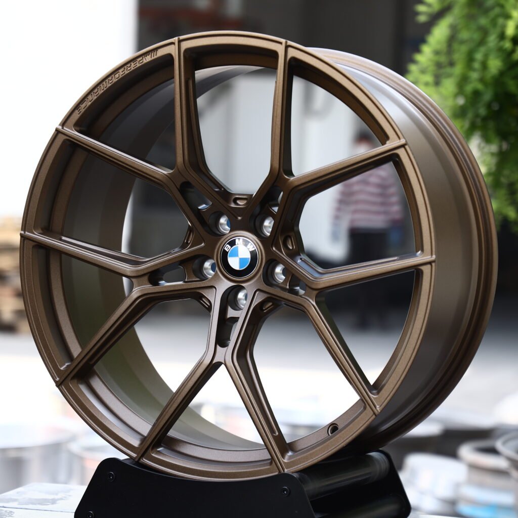BMW M Performance Matte Bronze 5-Spoke Y-Design Forged Wheels – BMW M3 CS Handschalter Fitment (19-21in, 5x112) view 2