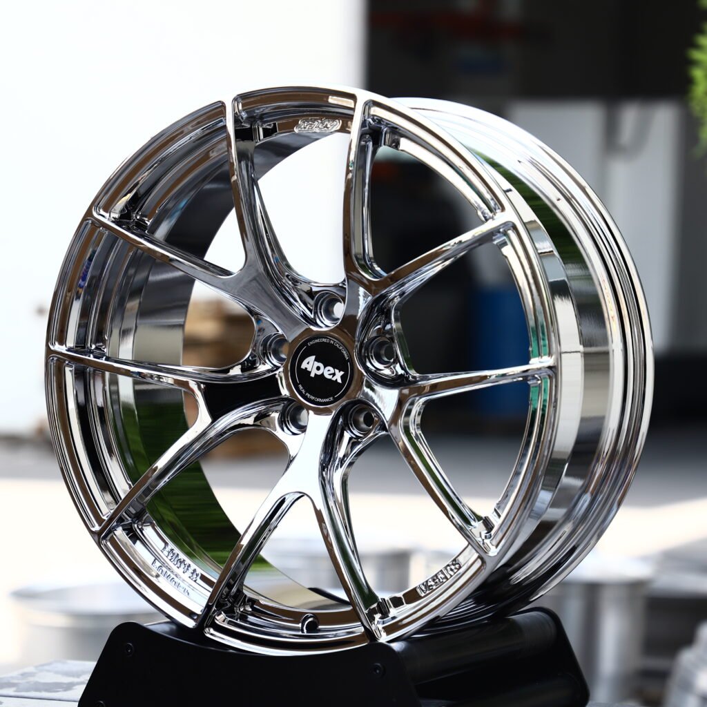 APEX VS 5RS Chrome Silver 5-Spoke Y-Design Forged Wheels – BMW M3 CS Handschalter Fitment (19-21in, 5x112) view 2