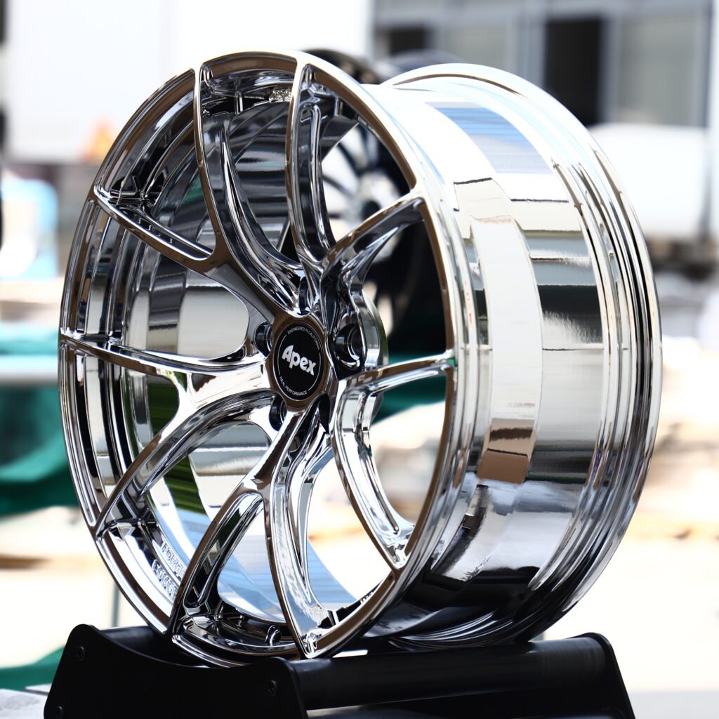 APEX VS 5RS Chrome Silver 5-Spoke Y-Design Forged Wheels – BMW M3 CS Handschalter Fitment (19-21in, 5x112) view 3